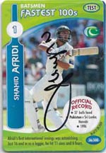 Afridi, Shahid