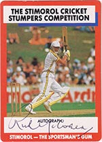 AUSTRALIA 1990 STIMOROL GUM DEVON MALCOLM CRICKET TRADE CARD No 57 