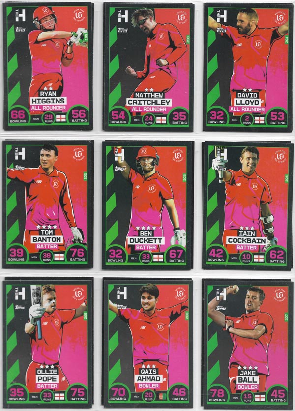 Topps 2021 Cricket Attax The Hundred (226)