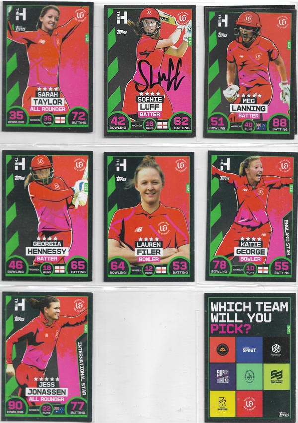 Topps 2021 Cricket Attax The Hundred (226)