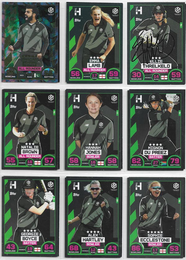 Topps 2021 Cricket Attax The Hundred (226)