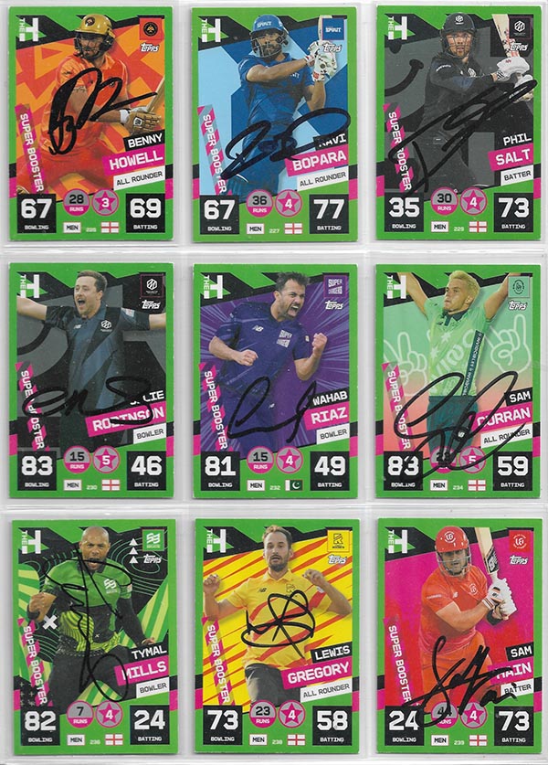 Topps 2022 Cricket Attax The Hundred (328) + Specials (PARTIAL)