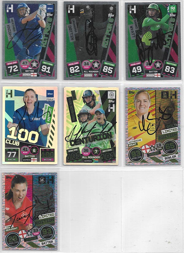 Topps 2022 Cricket Attax The Hundred (328) + Specials (PARTIAL)