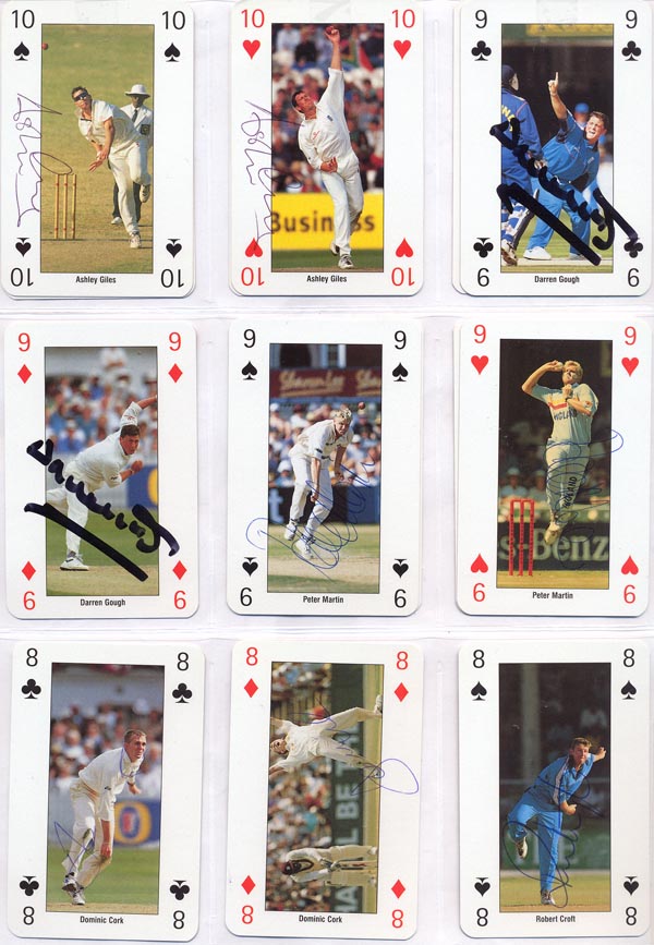 Collectable Cards 1999 World Cup England 