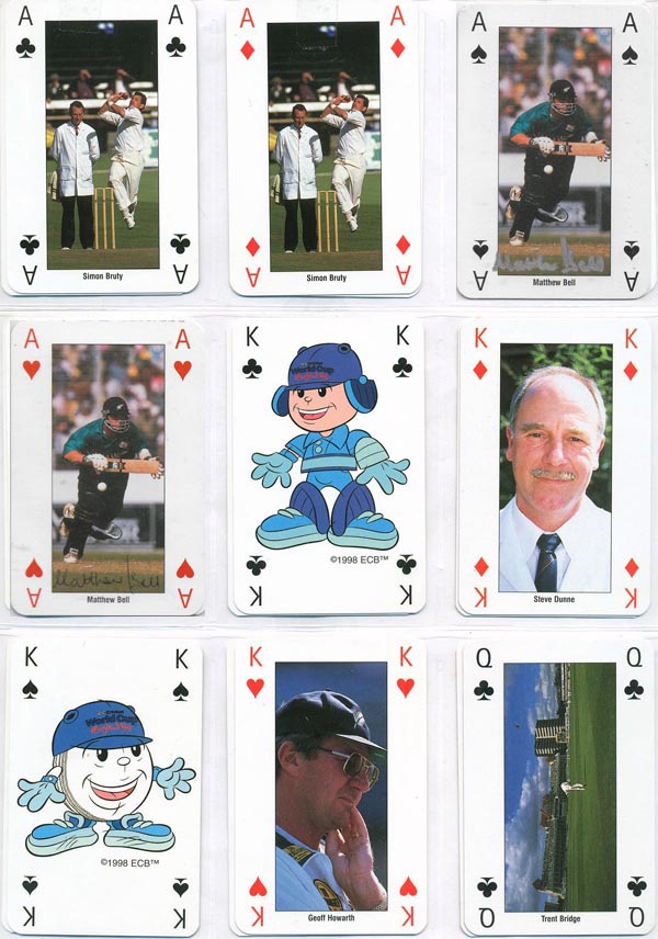 Collectable Cards 1999 World Cup England 