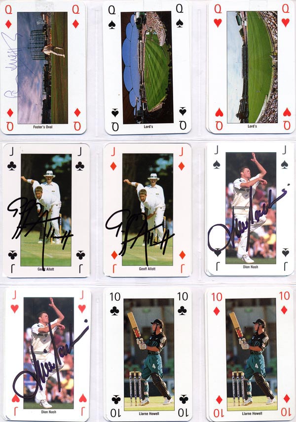 Collectable Cards 1999 World Cup England 