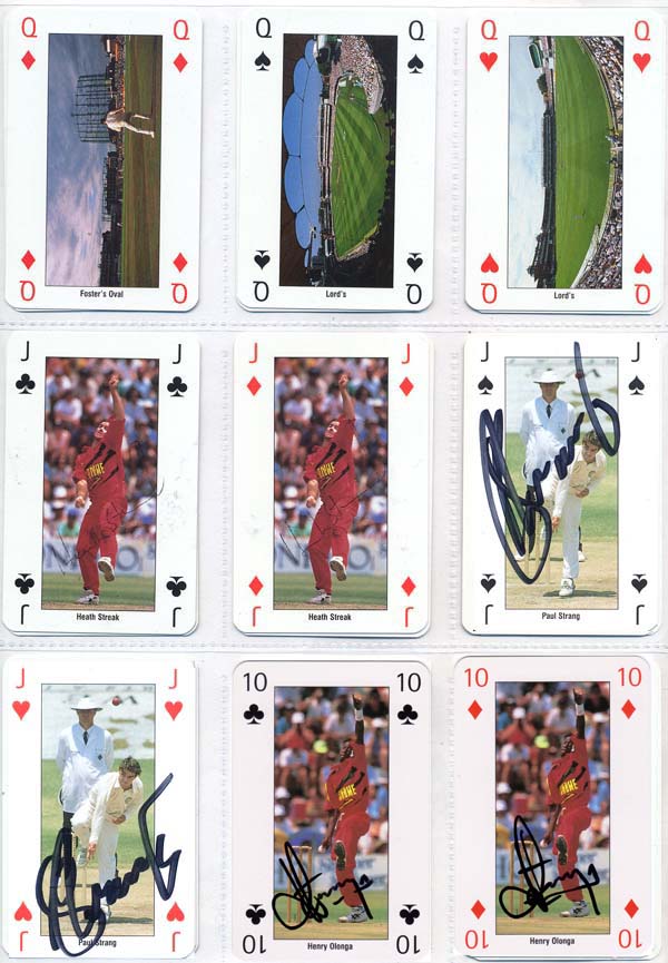 Collectable Cards 1999 World Cup England 