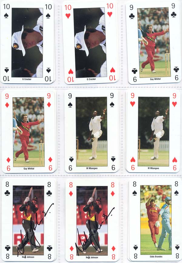 Collectable Cards 1999 World Cup England 