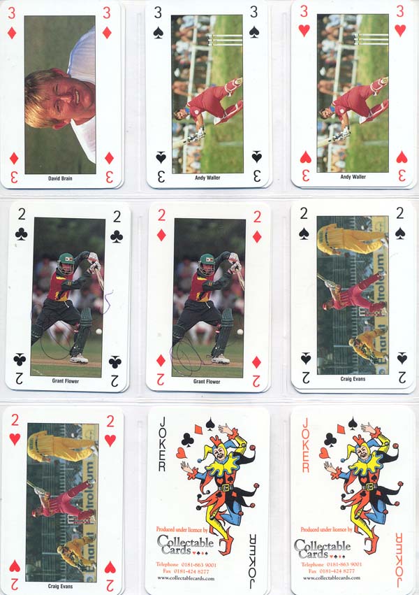 Collectable Cards 1999 World Cup England 