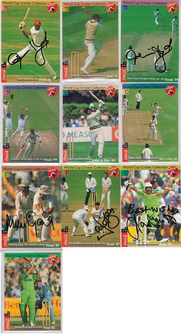 Coca Cola 1996 World Cup Cricket Collection (15)