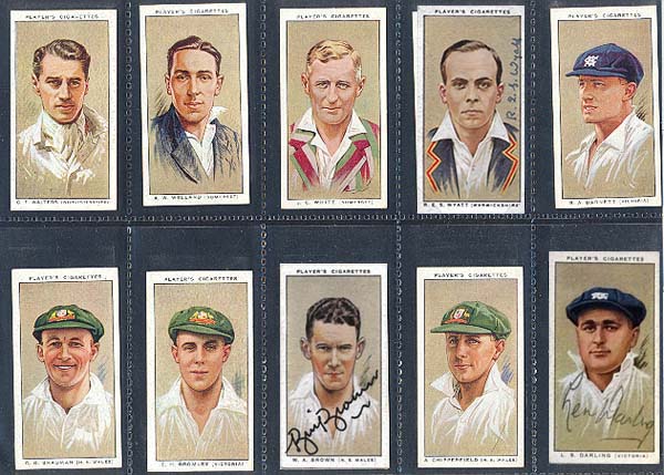 John Player and Sons 1934 Cricketers (50)