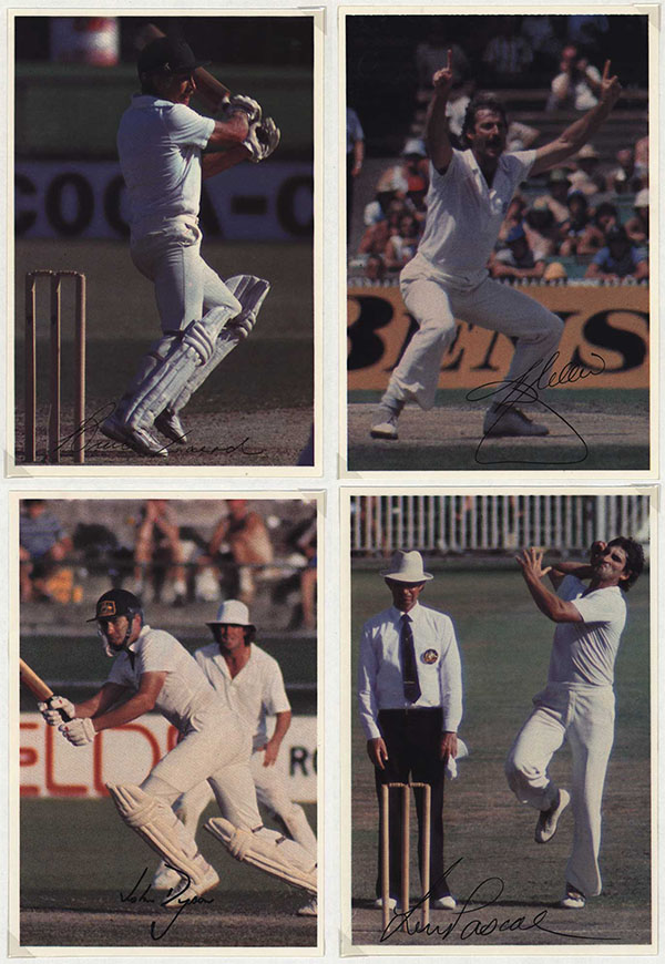 Scanlens 1981 Aussie Cricket Superstars in Action (18) - XL Photocards