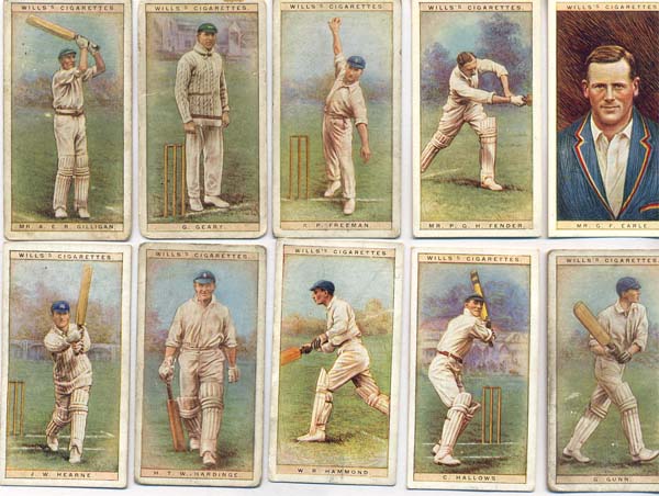 W.D. & H.O. Wills 1928 Cricketers Series 1 (50)