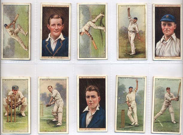 W.D. & H.O. Wills 1928 Cricketers Series 2 (50)