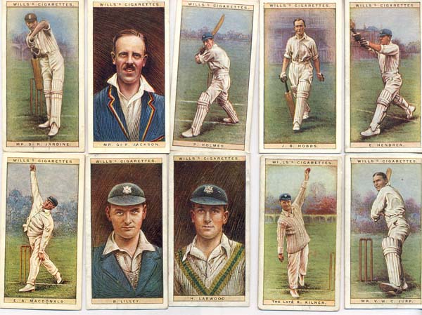 W.D. & H.O. Wills 1928 Cricketers Series 1 (50)