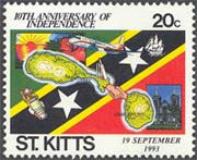 St Kitts/St Kitts Nevis/St Kitts Anguilla 1993