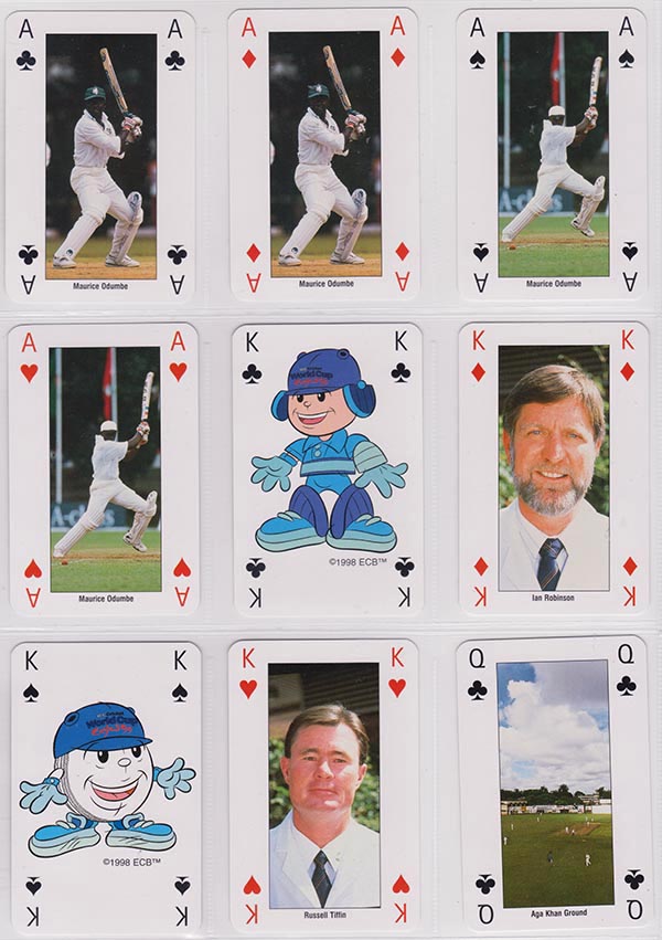 Collectable Cards 1999 World Cup England 