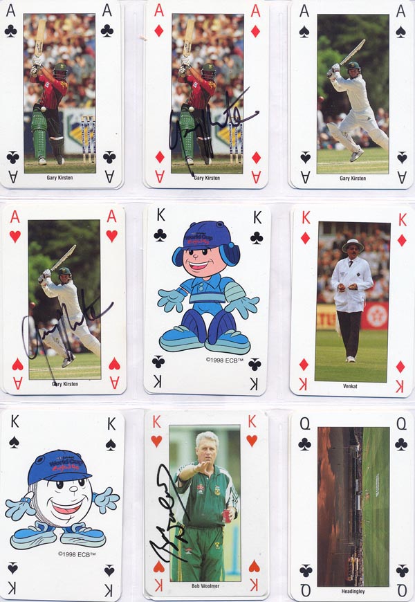 Collectable Cards 1999 World Cup England 