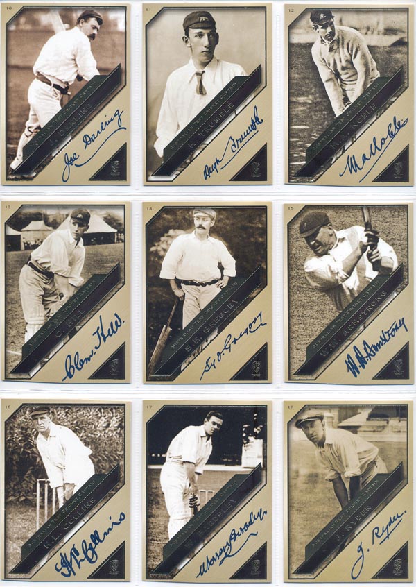 SEP 2011 Heritage Series Test Cricket Captains - Facsimile Set (44)
