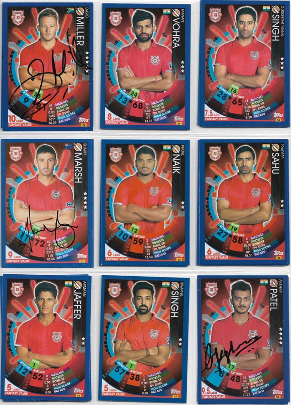 Topps 2017 Cricket Attax IPL (221) + Specials