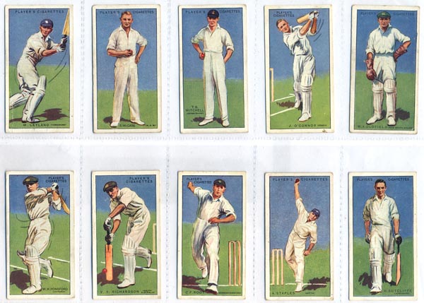 John Player and Sons 1930 Cricketers (50)
