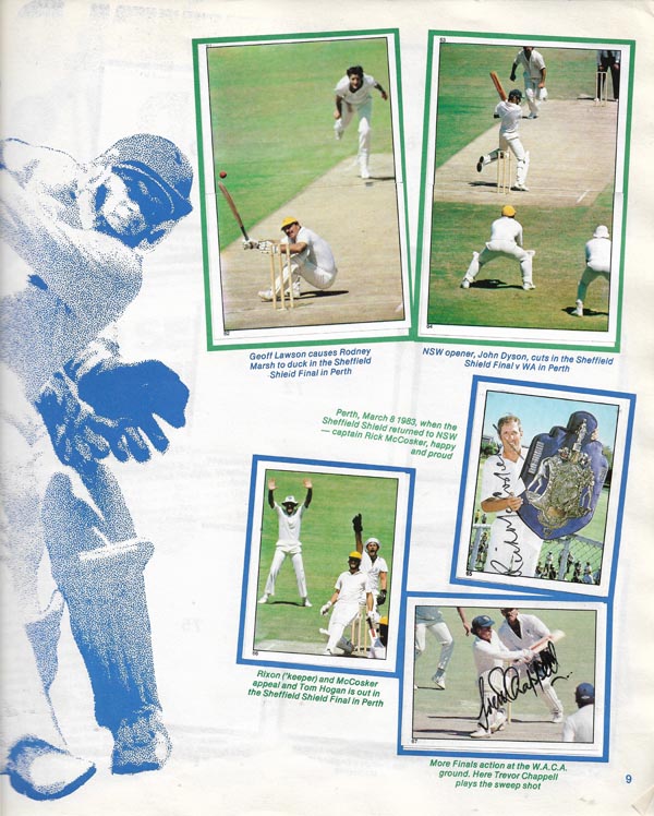 Scanlens 1983-84 Stickers (172)