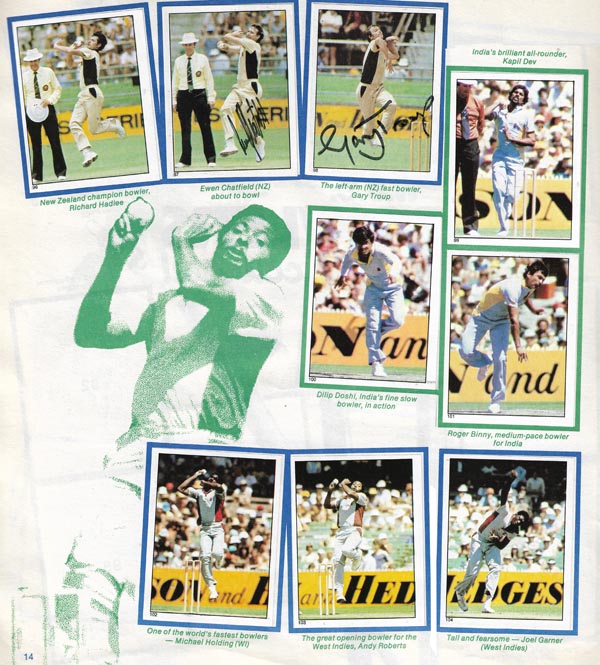 Scanlens 1983-84 Stickers (172)