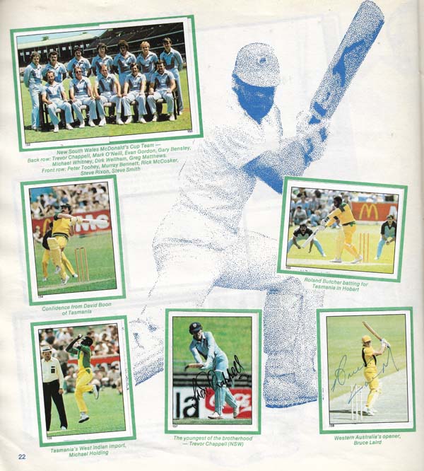 Scanlens 1983-84 Stickers (172)