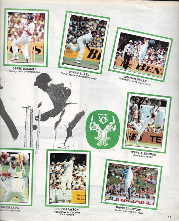 Scanlens 1982-83 Stickers (172)
