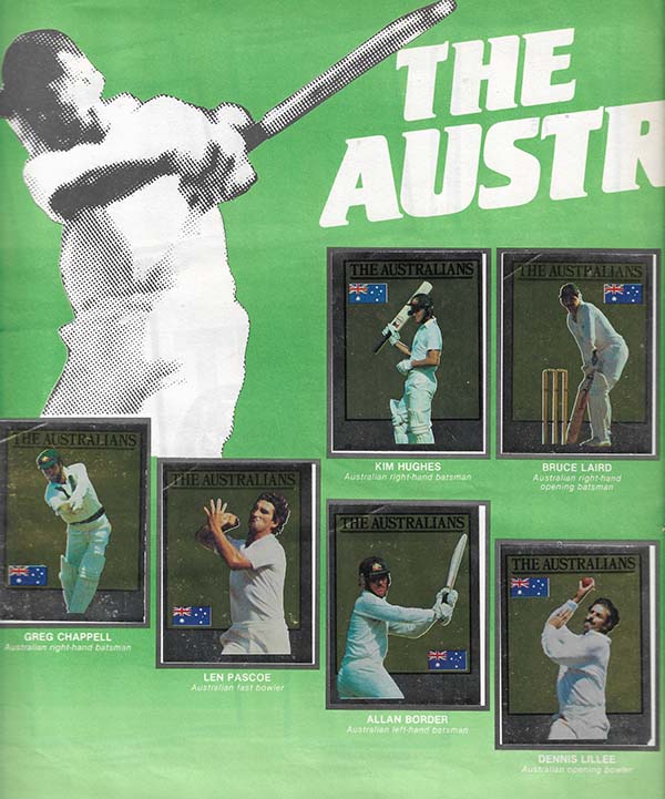 Scanlens 1982-83 Stickers (172)