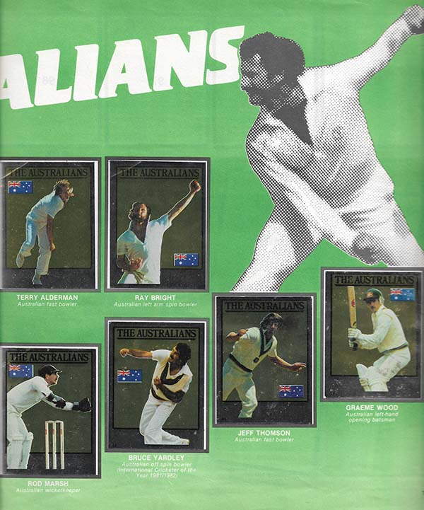 Scanlens 1982-83 Stickers (172)