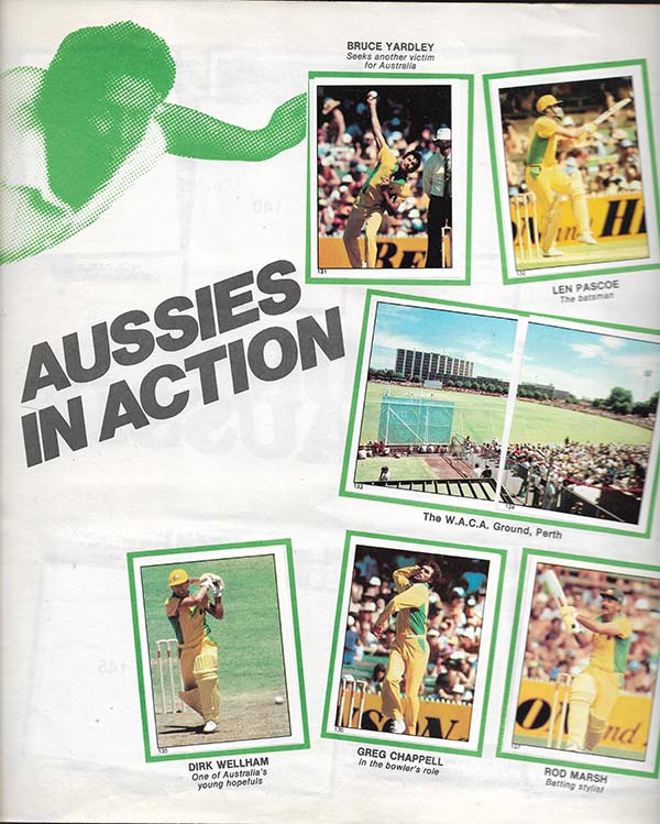 Scanlens 1982-83 Stickers (172)