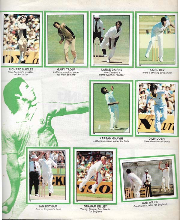 Scanlens 1982-83 Stickers (172)