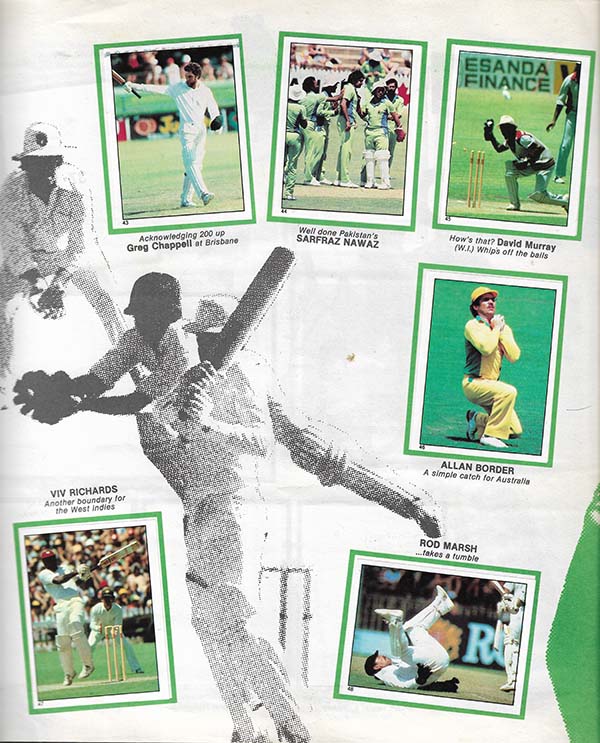 Scanlens 1982-83 Stickers (172)