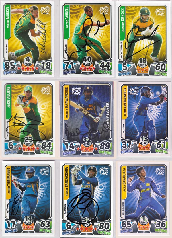 Topps 2014 Cricket Attax World T20 (160) + Specials