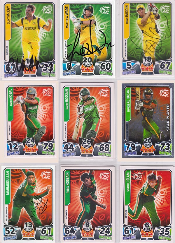 Topps 2014 Cricket Attax World T20 (160) + Specials