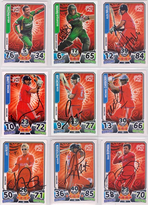 Topps 2014 Cricket Attax World T20 (160) + Specials