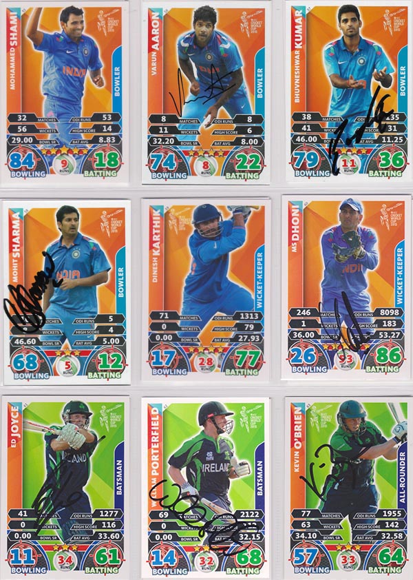 Topps 2015 Cricket Attax World Cup (208)