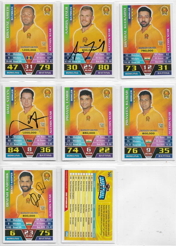 Topps 2016 Cricket Attax IPL (177)