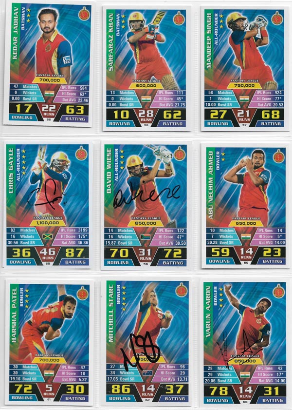 Topps 2016 Cricket Attax IPL (177)