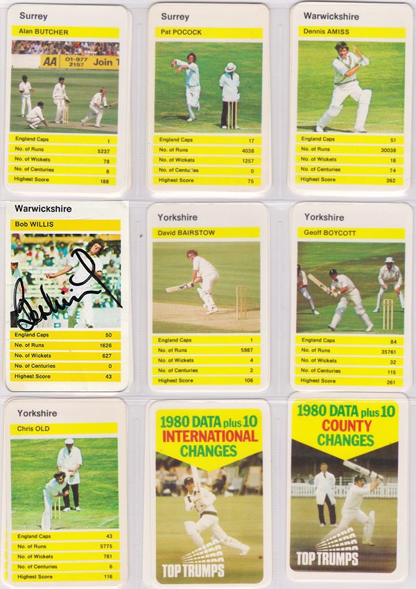 Top Trumps Card Game 1980s (Set 1)