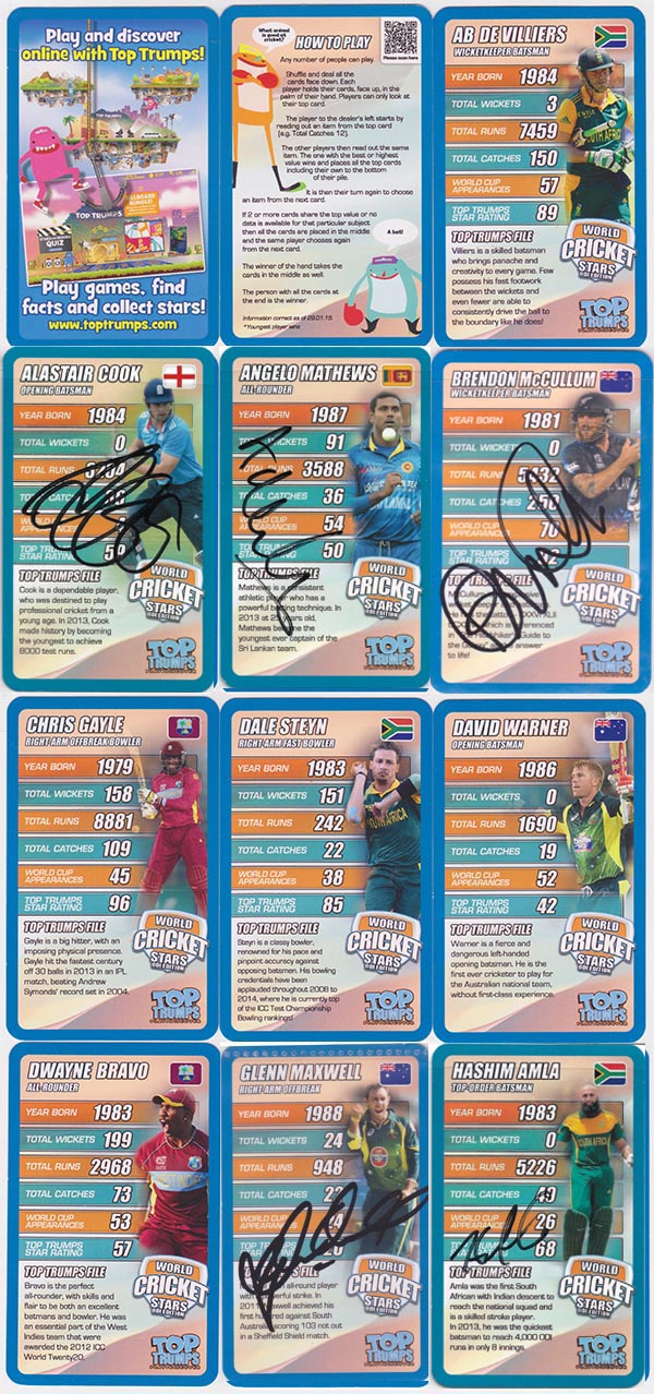 Top Trumps 2015 World Cricket Stars ODI Edition (33)