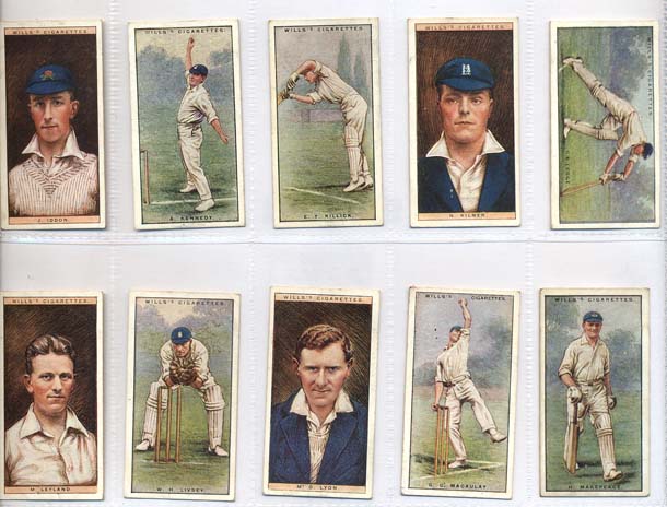 W.D. & H.O. Wills 1928 Cricketers Series 2 (50)