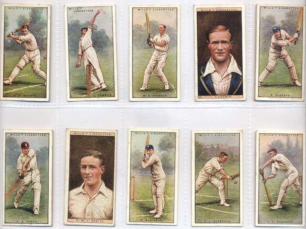 W.D. & H.O. Wills 1928 Cricketers Series 2 (50)