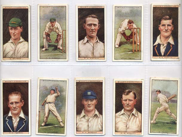 W.D. & H.O. Wills 1928 Cricketers Series 2 (50)